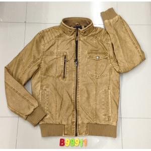 Quality B99911# Men's PU jackets stock(men's coat) for sale