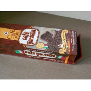 Quality Aluminum Coffee Bean Packaging Bag Matte Finish Brown Foil Pouch for sale