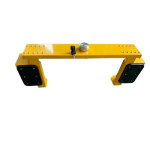 Rectangular Aluminum 5kg Anti Theft Wheel Lock