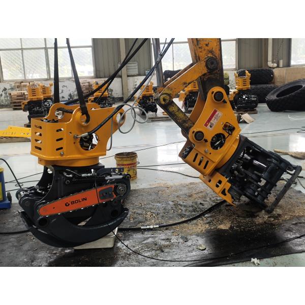 450-600 Logging harvester head Excavator attachment with free segment cutting Forestry equipment