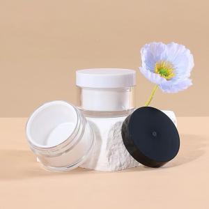 Customize Color 15g 30g 50g AS Plastic Cream Jar For Personal Care