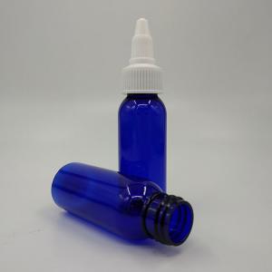 Custom Printed Clear Plastic Bottles with Screw Top for Liquid Storage