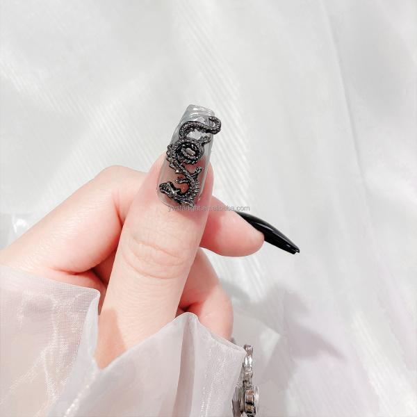 Upgrade Your Nail Game with Our Fashionable Dragon Nail Charm in Multiple Colors