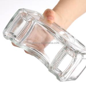 Super Flint Glass Base Material Whisky Glass Bottles for Spirits Liquor Vodka