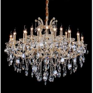LED E14 Ceiling Crystal Candle Chandelier Lamp Waterproof Dirt Resistant
