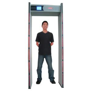 Quality LCD 6 zones walk through metal detectors for sale