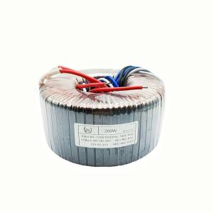 200W Low Frequency Transformer Pure Copper Wire Toroidal Transformer For Audio