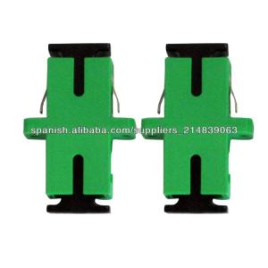 Flange SC Apc Simplex Fiber Optic Adapter For FTTX