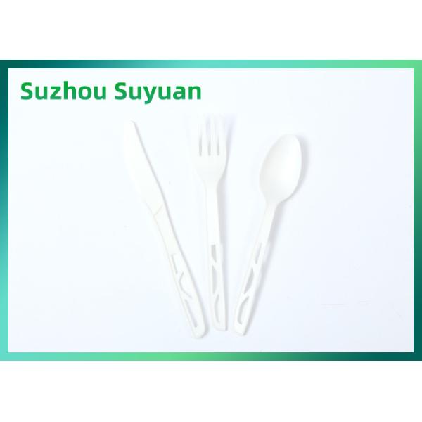 Buy Eco Friendly Disposable Cutlery , White Compostable Plates And Cutlery at wholesale prices