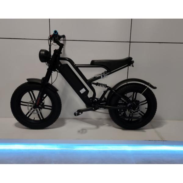 Buy Green Electric Mountain Bike with 48V 15Ah Lithium-ion Battery at wholesale prices