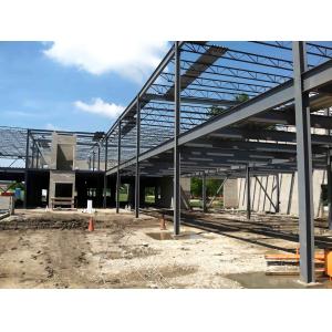 Erected Quickly Prefabricated Steel Warehouse Construction Snow Resistance