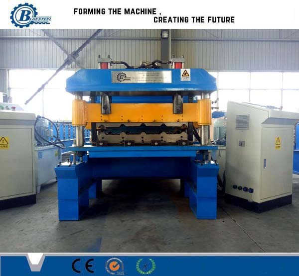Buy Construction Building Material Metal Steel Roof Tile Roll Forming Machine at wholesale prices