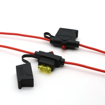 China Inline Blade Fuse Holder With Indicator Light LPR-04B-I-12R Standard Size Long Lasting PVC Contact on sale China Inline Blade Fuse Holder With Indicator Light LPR-04B-I-12R Standard Size Long Lasting PVC Contact on sale