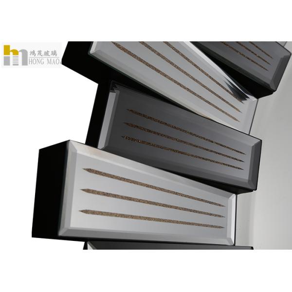 Modern Unique Venetian Glass Wall Mirror , 3d Sunburst Mirror 3Ft Or 91cm