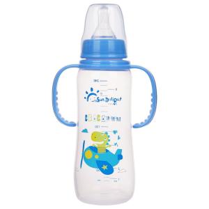 PP Double Handle 8oz 240ml Newborn Baby Milk Bottle