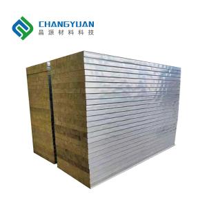Fireproof Insulation Sandwich Panels Silicon Rock Insulated Wall Panels
