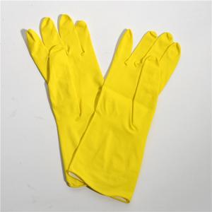 Anti Oil Waterproof Reusable 300mm Household Latex Gloves