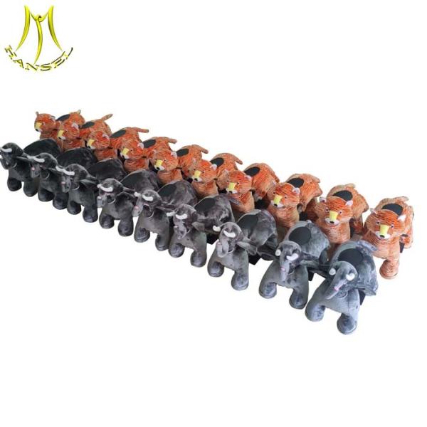 Hansel factory wholesale stuffed animals battery walking animal rides for baby