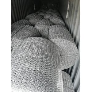 Anti Corrosion Six Lines Pipeline Galvanized Steel Mesh 140m 280m For Oil And
