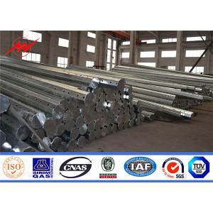 Steel utility power electric poles for sale transmission line 132kv tower