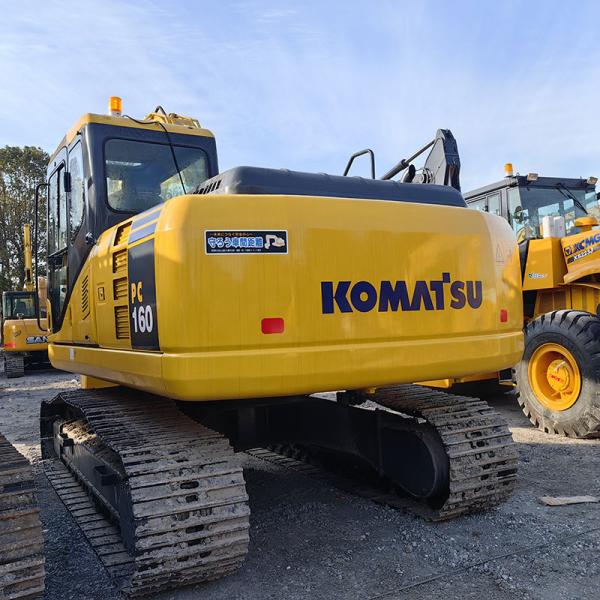 Secondhand Construction Engineering Used Komatsu Pc160-7 Excavator