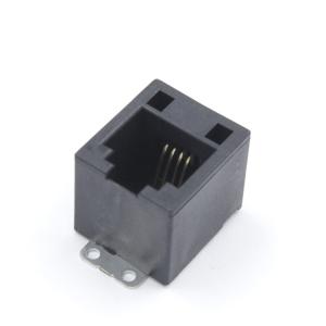 180 Degree Rj45 Surface Mount Network Jack Unshielded 4p4c 1X1 Without Leds