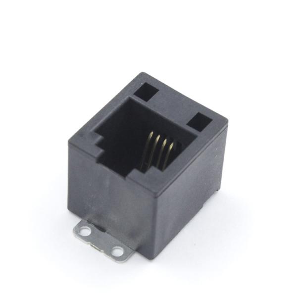 180 Degree Rj45 Surface Mount Network Jack Unshielded 4p4c 1X1 Without Leds