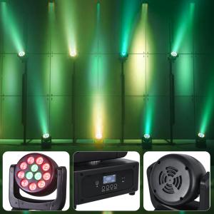 12*8W Moving Head LED DJ Light RGBW Wash Beam DMX512 Sound Activated Stage