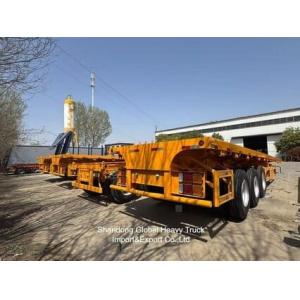 20FT/40FT/45FT 2/3/4 Axles Container / Cargo Flatbed / Platform / Flat Deck Semi