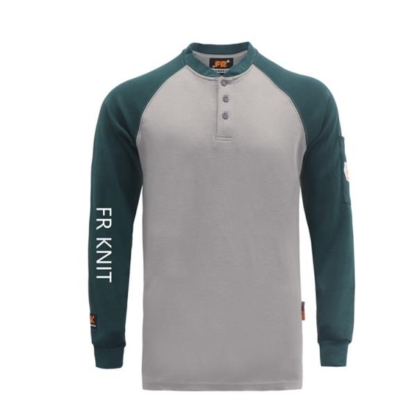 Buy 5xl En11611 Fire Retardant Welding Shirts 100% Cotton Two Tone at wholesale prices