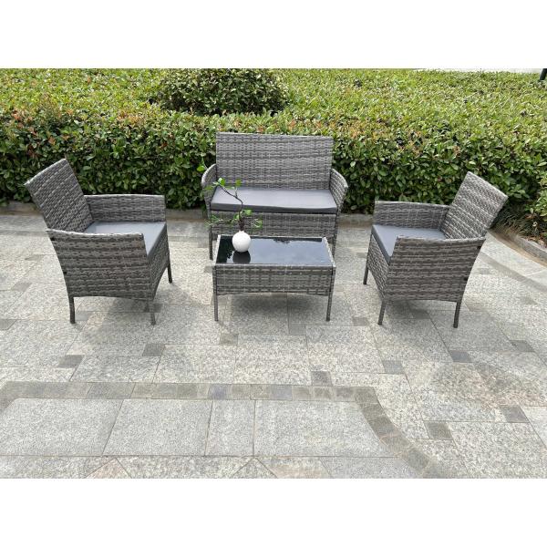 4 Seater Rattan Garden Table And Chairs Wicker Table Chairs Garden Furniture Set