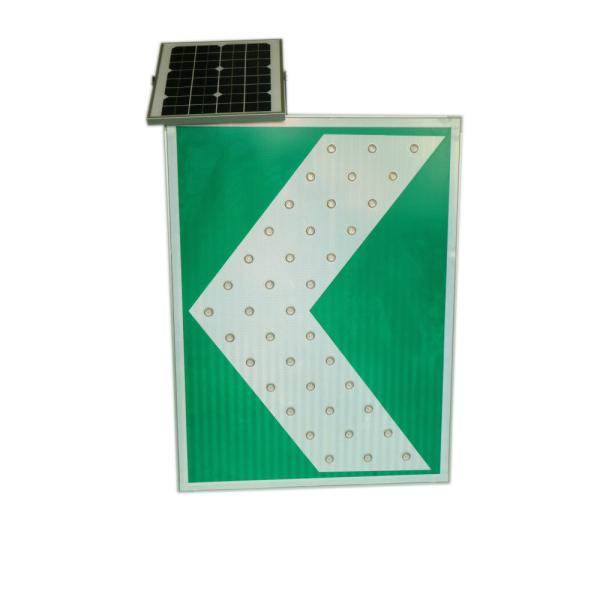 Buy Green Ddurable IP65 Waterproof Solar Chevron Sign With CE Approval at wholesale prices