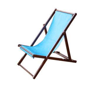 Beach Sling Chairs Set Outdoor Folding Portable Beach Chairs With Solid Wooden