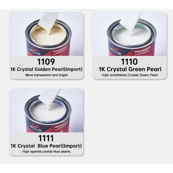 Standard 1K Basecoat Metallic Pigment Pearl Automotive Paint Spray Car Paint Liquid Coating Automotive Thinner 13