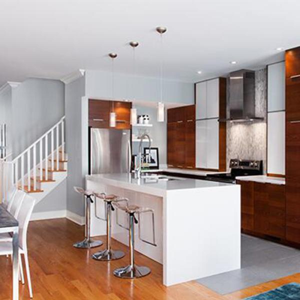 Blum Hardware Customized Size Matte Style Waterproof Kitchen Cabinet Set for Your Home