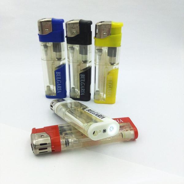 Wholesale Electronic Ordinary Competitive Cigarette Lighter with LED