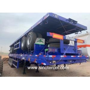 Q235 Steel Semi Flatbed Semi Trailer Manufacturers 30T-60T