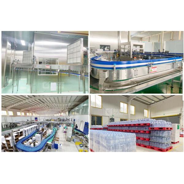 PLC 12000BPH Bottled Water Filling Machine Production Plant Water Gravity