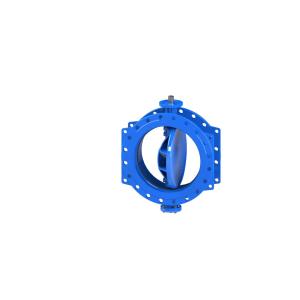 EPDM Seal Double Eccentric Butterfly Valve Stainless Steel Disc Ring With Big