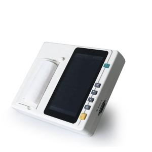 High solution digital mobile medical ecg machine 3 channel with touch screen