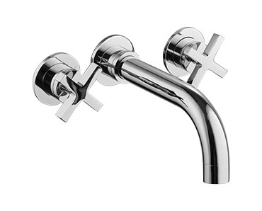 Buy Coral Double Handles Concealed Shower Mixer Chrome Polished T9087 at wholesale prices