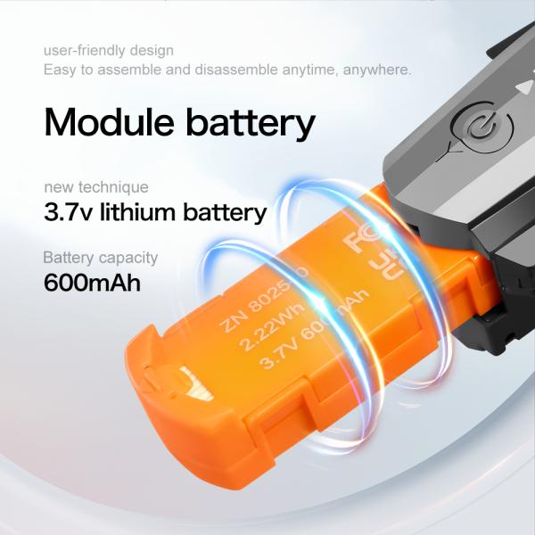 HUGTEC XD1 4k Camera Folding Mini Drone Pro Dual Headless Mode 45 mins Charging Time for Incredible Performance