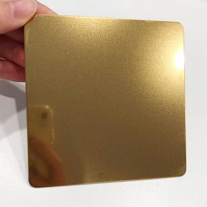 Anti - Fingerprint Titanium Stainless Steel Sheet 304 Color Metal Plate