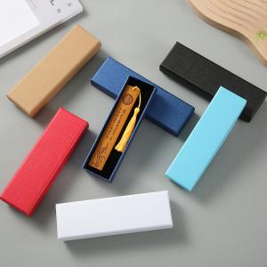 Custom Printed Paperboard Jewelry Gift Box 17.5x5.5x3cm