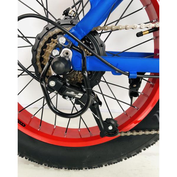 USA Market 20-inch Folding Frame Electric Bike with 7-Speed Gears and 80-90 Nm Torque