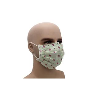 Cute Pattern Disposable Medical Mask Size 17.5 * 9.5cm 25g For Housework