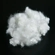 Quality White 100% Polyester Staple Fiber Price Medium Crimp AA Grade for sale