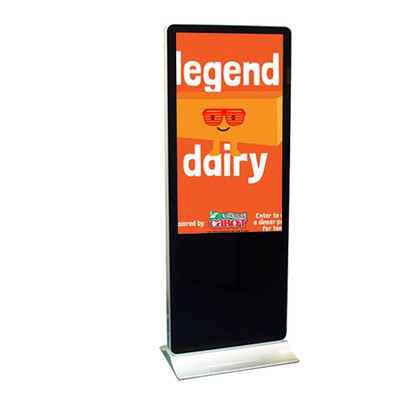 Buy 55" Touch Screen Back-to-Back Digital Poster Kiosk With 10pt IR Touch Screen Panel at wholesale prices