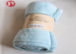 Eco - Friendly Custom Polyester Blanket , Ultra Soft Microplush Blanket Rolled