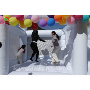 13x13x10ft Commercial White Bounce House Large Jumper Bouncy Inflatable Castle